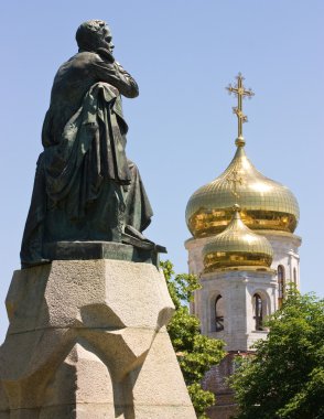 Monument Lermontov. clipart