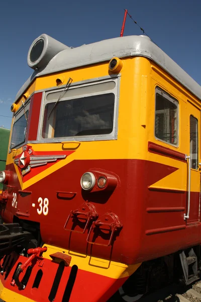 Alte sowjetische elektrische Eisenbahn — Stockfoto