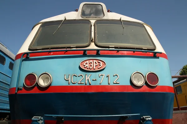Old Soviet electric train — Stock Photo, Image