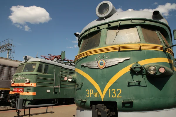 Stary radziecki pociąg elektryczny — Zdjęcie stockowe