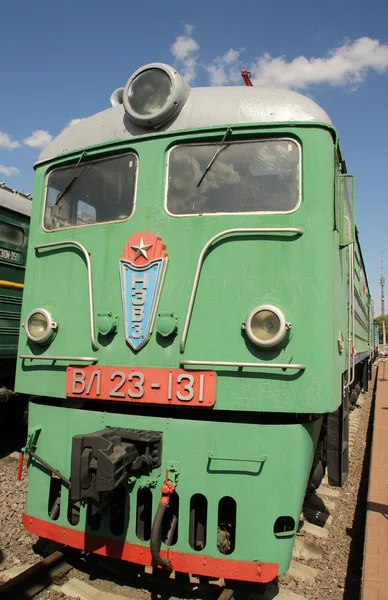Alte sowjetische elektrische Eisenbahn — Stockfoto
