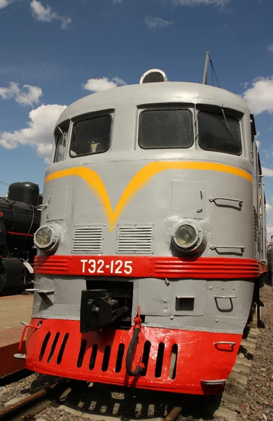 Ancien train électrique soviétique — Photo