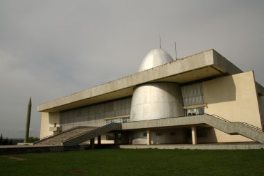 Museum of cosmonautics in Kaluga Russia clipart