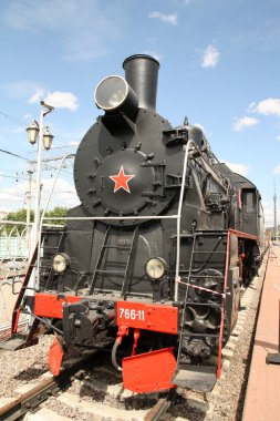 eski Sovyet buharlı tren