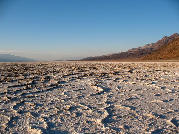 Badwater death valley w Kalifornii — Zdjęcie stockowe