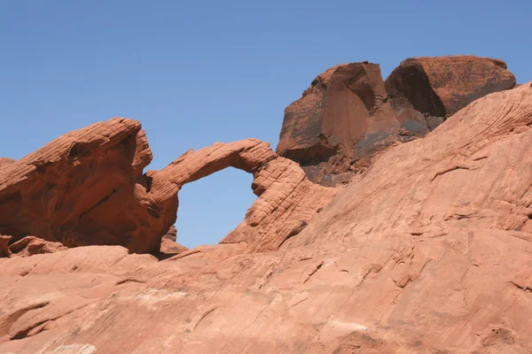 Arch Rock no Vale do Fogo Nevada — Fotografia de Stock