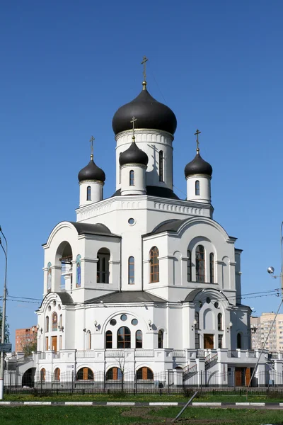 Kyrkan i mytischy, Ryssland Stockbild