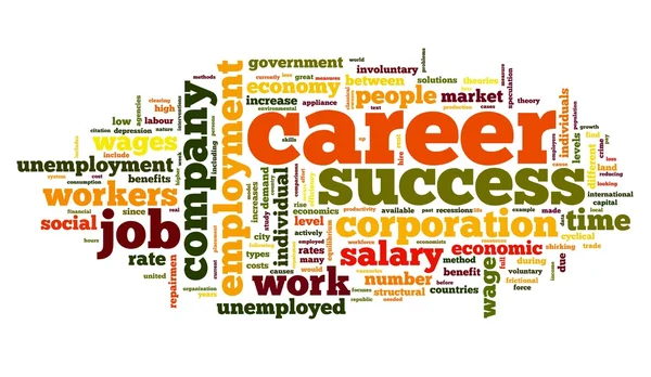 Career concept in word tag cloud — Stock Photo, Image