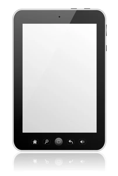Цифровий планшетний ПК з порожнім екраном — стокове фото