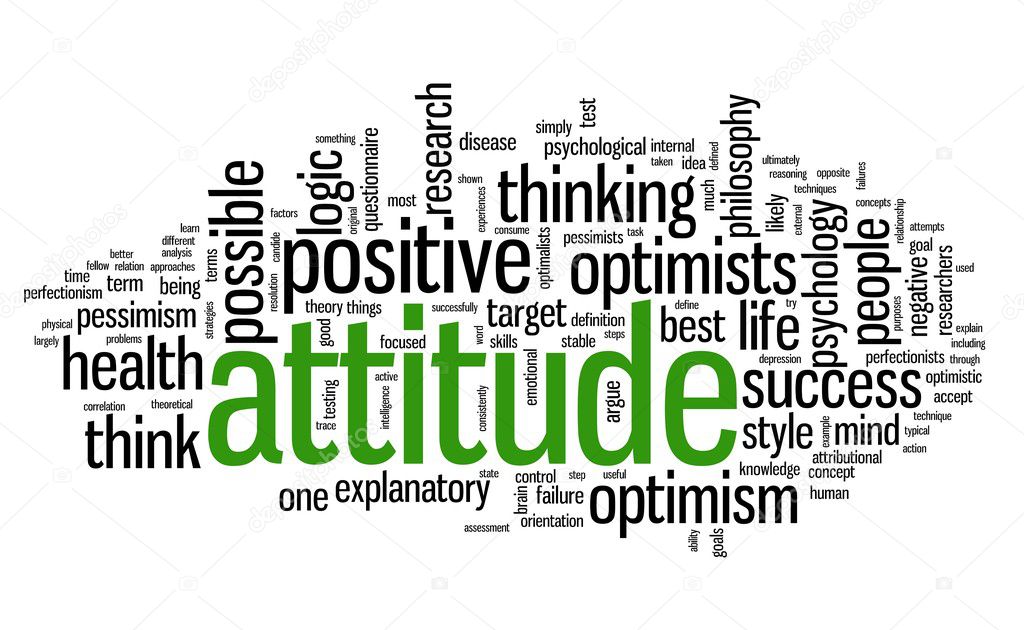 Attitude concept in tag cloud Stock Photo by ©olechowski 11672036