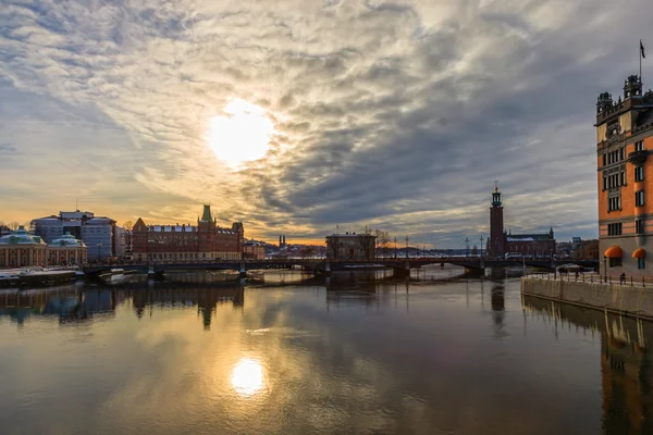 Sob o sol Estocolmo — Fotografia de Stock