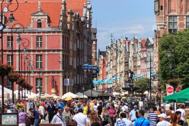 Gdansk during the Euro 2012 Championship clipart