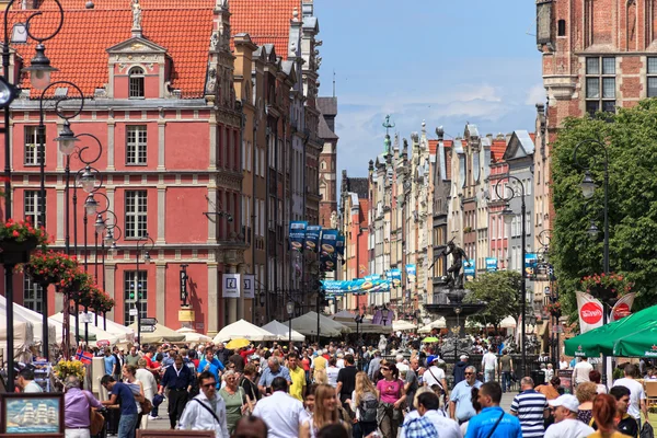 Gdansk during the Euro 2012 Championship — Stock Photo, Image