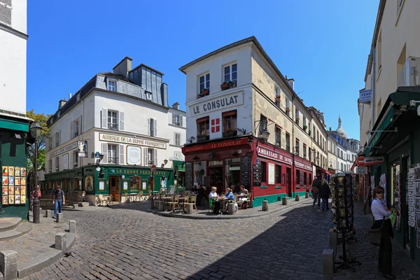 巴黎咖啡馆 — 图库照片