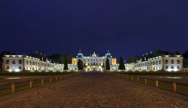Branicki Palace di notte — Foto Stock