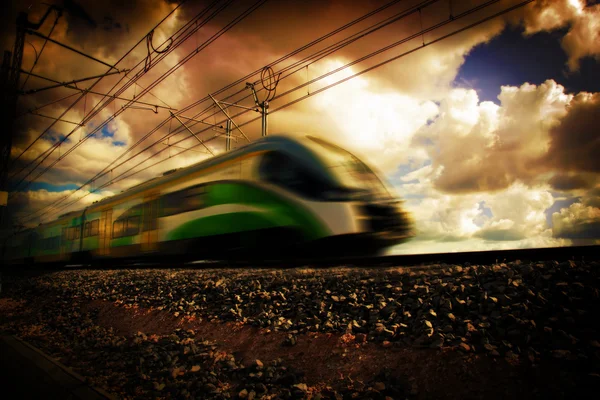 Transporte ferroviario moderno — Foto de Stock