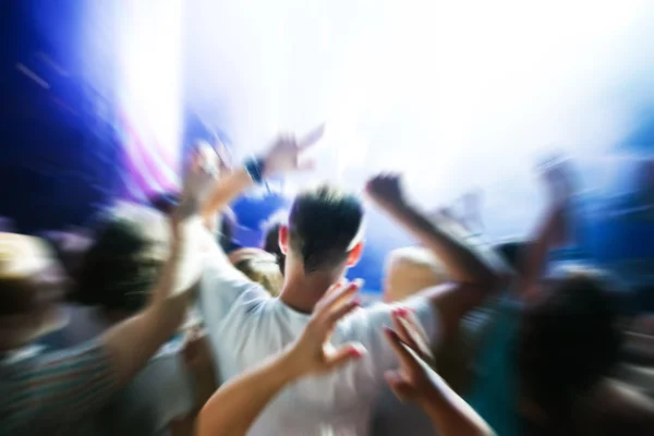 Su concerto musicale, festa in discoteca . — Foto Stock