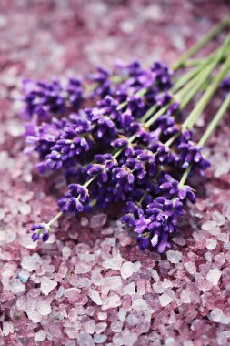 Lavender bath salt clipart