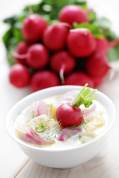 Radish soup — Stock Photo, Image