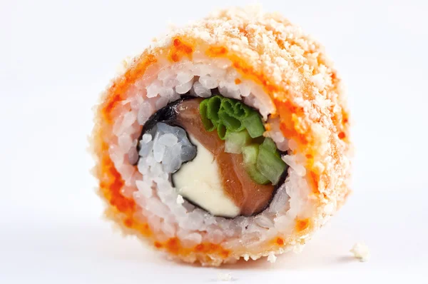Sushi em um fundo branco — Fotografia de Stock