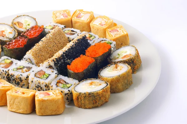 Sushi on a white background — Stock Photo, Image