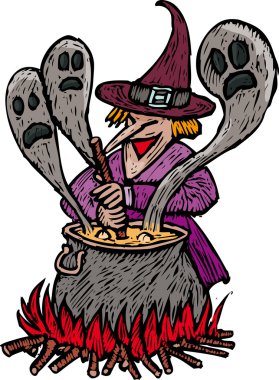 Spooky Witch clipart