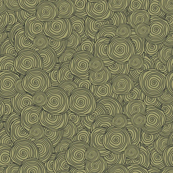 Fondo verde abstracto con líneas circulares — Archivo Imágenes Vectoriales