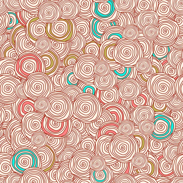 Abstrakt bakgrund röd med cirklar — Stock vektor