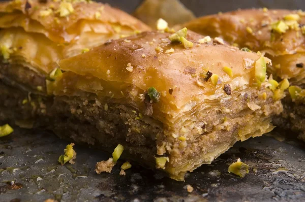 Baklava - tradycyjne Bliskim Wschodzie pustynia słodki — Zdjęcie stockowe