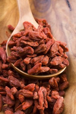 Red dried goji berries clipart