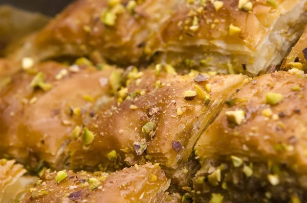 Baklava - desierto dulce tradicional de Oriente Medio — Foto de Stock