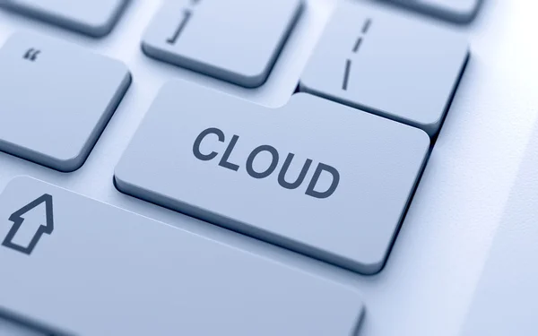 Cloud button — Stock Photo, Image