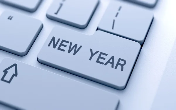 Botão de ano novo — Fotografia de Stock