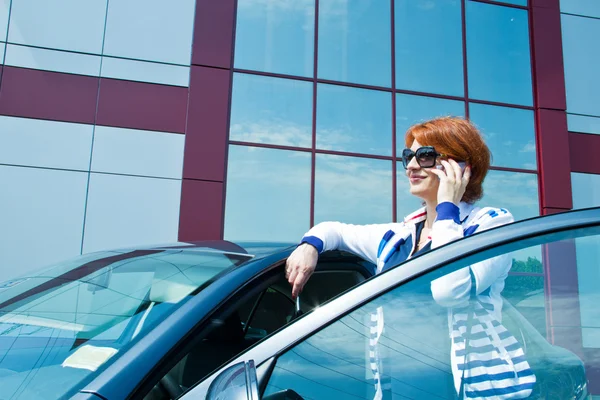 stock image Businesswoman on the phone