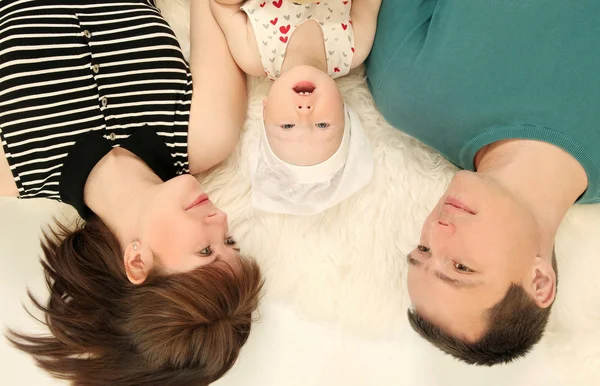 Lustige Familie — Stockfoto