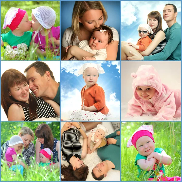 Rodiče a děti — Stock fotografie