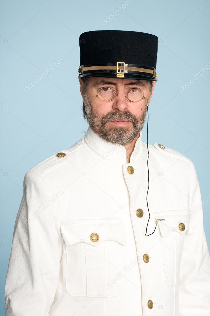 Man in the form of a naval officer
