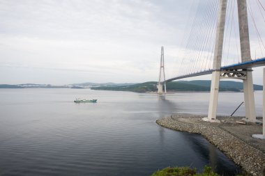 vladivostok Rusya adada asma köprü