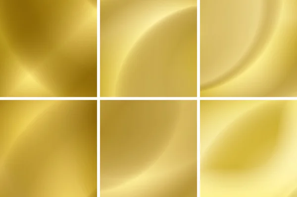 Набір абстрактних золотих неонових фонів вектор — стоковий вектор