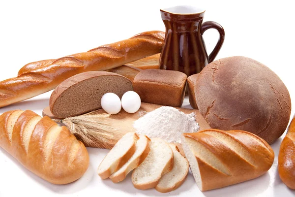 Хліб, хлібобулочні вироби — стокове фото