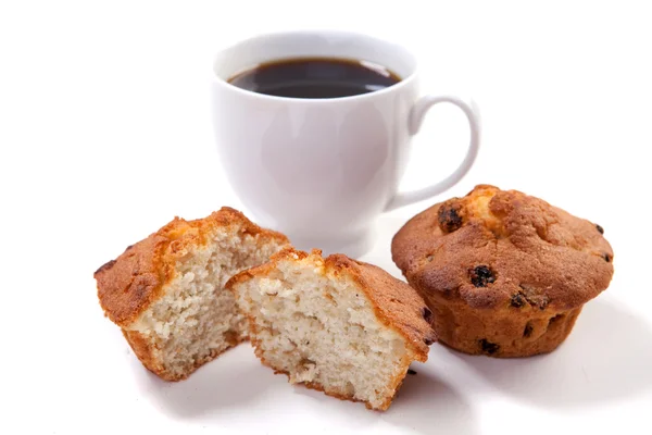 Muffins con café — Foto de Stock