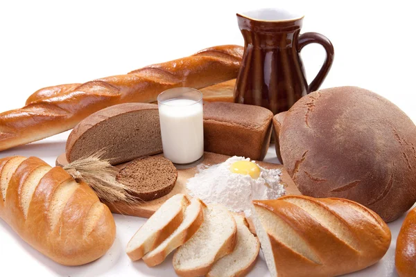 Хліб, хлібобулочні вироби — стокове фото