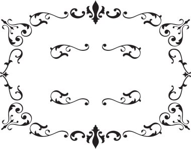 Ornate border clipart