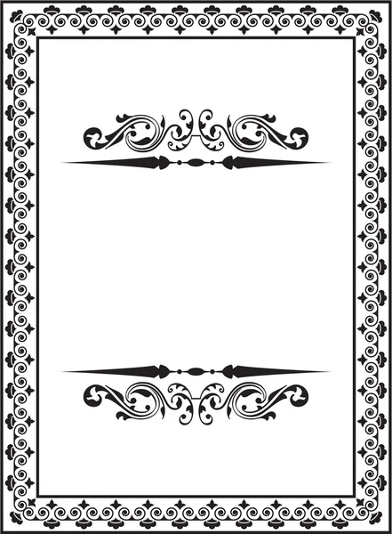 Perfect ornate frame — Stock Vector