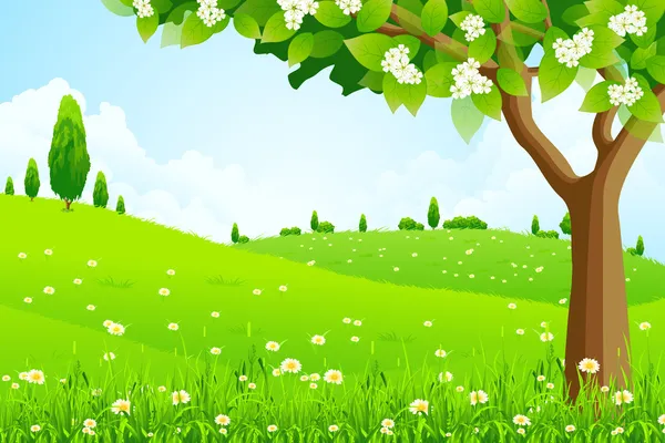 Grass sky background Vector Art Stock Images | Depositphotos