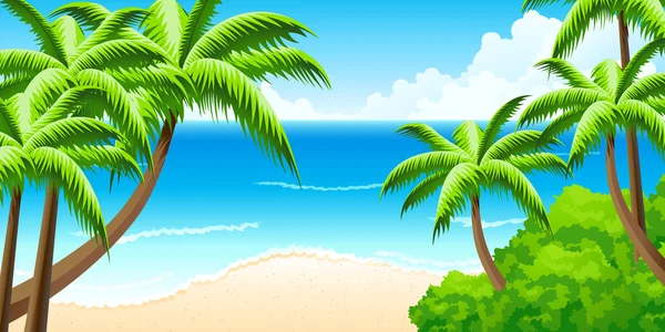 Tropical Background — Stock Vector