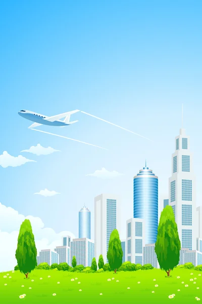 Business City — Stock Vector