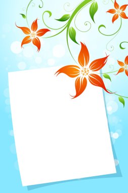 Flower background clipart