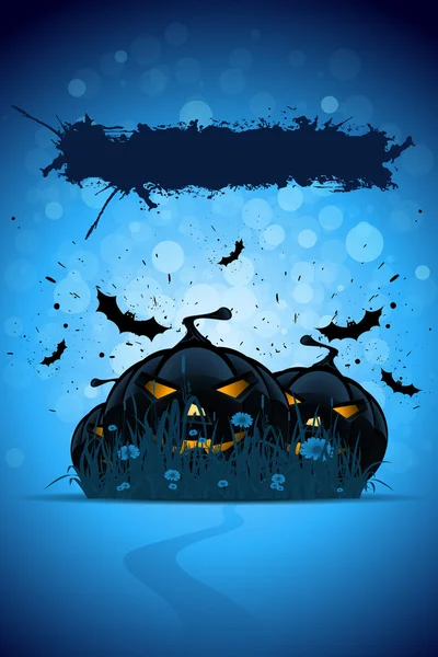 Modèle de fête d'Halloween Grunge — Image vectorielle