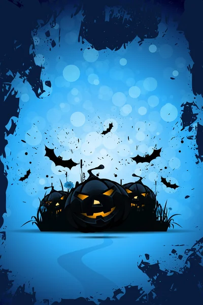 Grunge Halloween Party sfondo — Vettoriale Stock